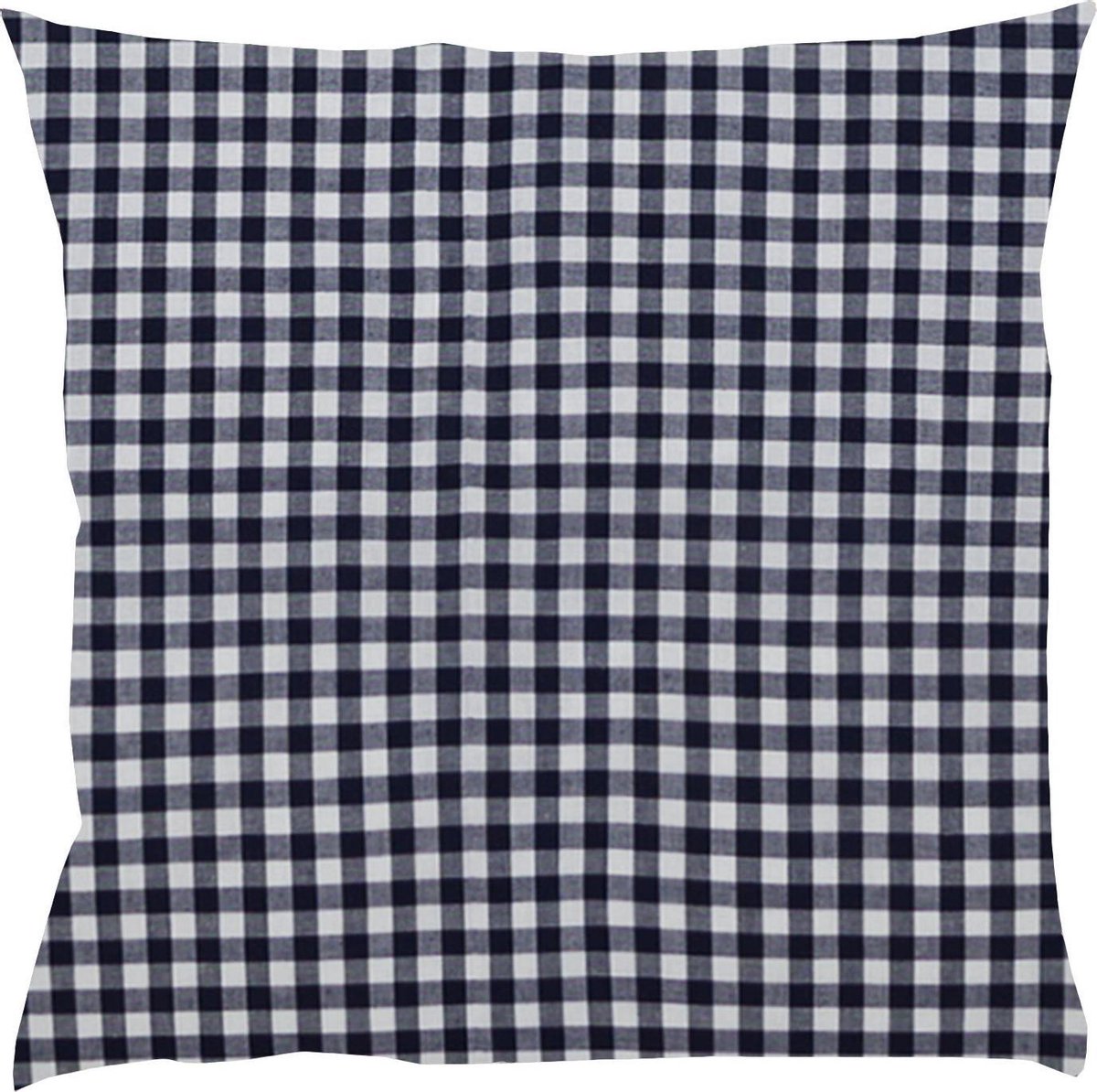 BINK Bedding Sierkussen BB ruit marine - 50 x 50 cm incl. vulling - boerenbont blauw