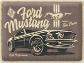 Wandbord - Ford Mustang The Boss