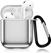 AirPods Hoesje – Metallic Soft Case – Zilver