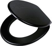 Bol.com Tiger Blackwash Toiletbril - MDF - Zwart aanbieding