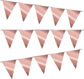e-Carnavalskleding.nl Vlaggenlijn rosé goud | rosé goud slinger 10 meter