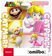 Nintendo amiibo Ingame speelfiguur - Cat Mario & Cat Peach