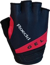 Roeckl Itamos Fietshandschoenen Unisex - Zwart / Rood - Maat S/M