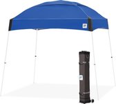 E-Z UP - Dome Partytent / Paviljoen - 3x3m - Blauw doek - BESTE PRIJS/KWALITEIT!