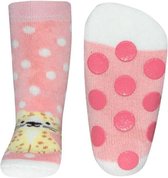 Ewers anti slip sokken Luipaard rose maat 23-26