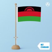 Tafelvlag Malawi 10x15cm | met standaard