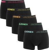 JACK&JONES ACCESSORIES JACSQAURE TRUNKS 5 PACK Heren Onderbroek - Maat L