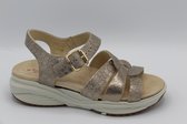 Xsensible- 30037- rhodos- sandaal= goud sand/ beige- G-maat 39