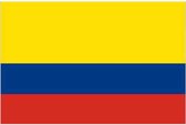 Vlag Colombia 90 x 150 cm feestartikelen - Colombia landen thema supporter/fan decoratie artikelen
