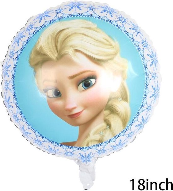 Elsa Frozen Disney,Helium Ballonnen Met Rietje ,Verjaardag Decoratie .Elsa Frozen Ballon 18 Inch & Straw