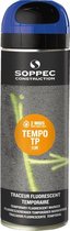 SOPPEC Tempo TP Tijdelijke Markeer Spray 500ml - Fluor Blauw