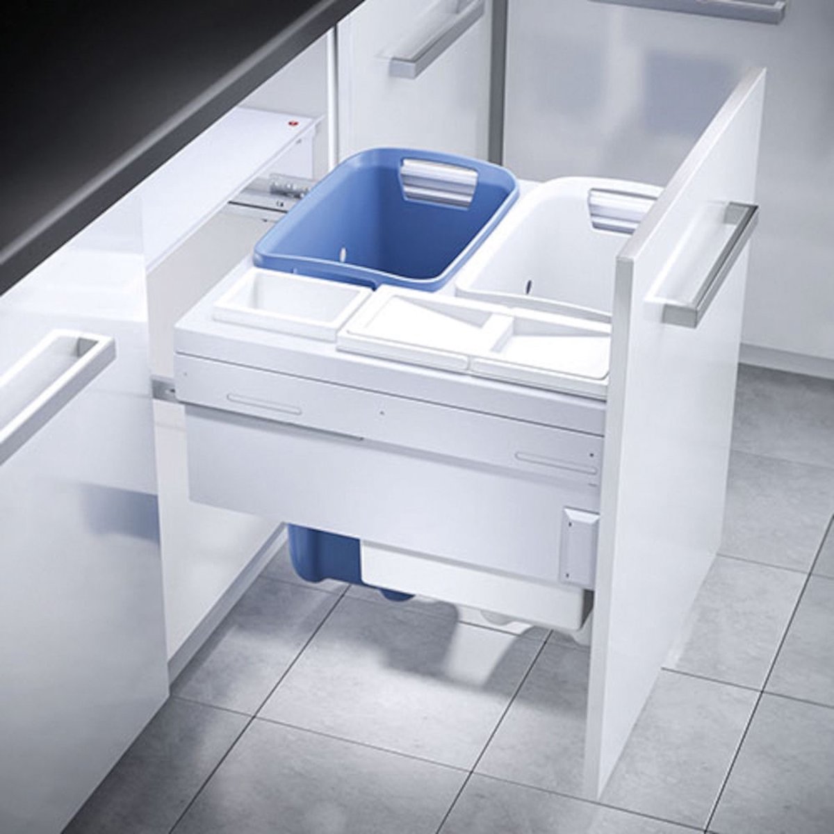 Hailo Laundry-Carrier 60cm 2x33 1x12 1x2.5 Doeco Voor kastladen