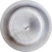 Diwali - Marmer - Diepe Borden - D25xh1.7cm - Opaal - (set van 6)