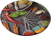 Keukenweegschaal digitaal - Precisie Keukenweegschaal - Rond - Met leuke keukenprint - 1gr tot 5kg