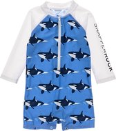 Snapper Rock - UV-zwempak voor baby jongens - Longsleeve - Orka Ocean - Blauw - maat 86-92cm