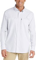 Coolibar - UV Overhemd voor heren - Baraco - Wit - maat M