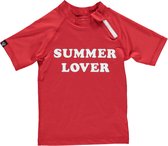 Beach & Bandits - UV-shirt voor kinderen - Summer lover - rood - maat 80-86cm