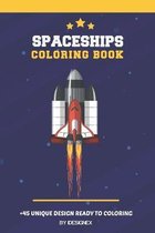 spaceships coloring book