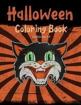 Halloween Coloring Book For Kids Ages 4-8