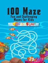 100 maze. Fun and Challenging Mazes for Kids: (8.5''x11.5'') Ages 4-8