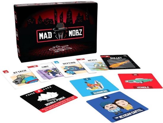 Bordspel: Mad Party Games MadMobz Gezelschapsspel, van het merk Mad Party Games