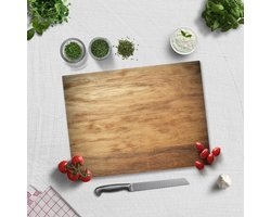 Woodlook Tempered Glas Snijplank 30cm × 40cm - Glassnijplank