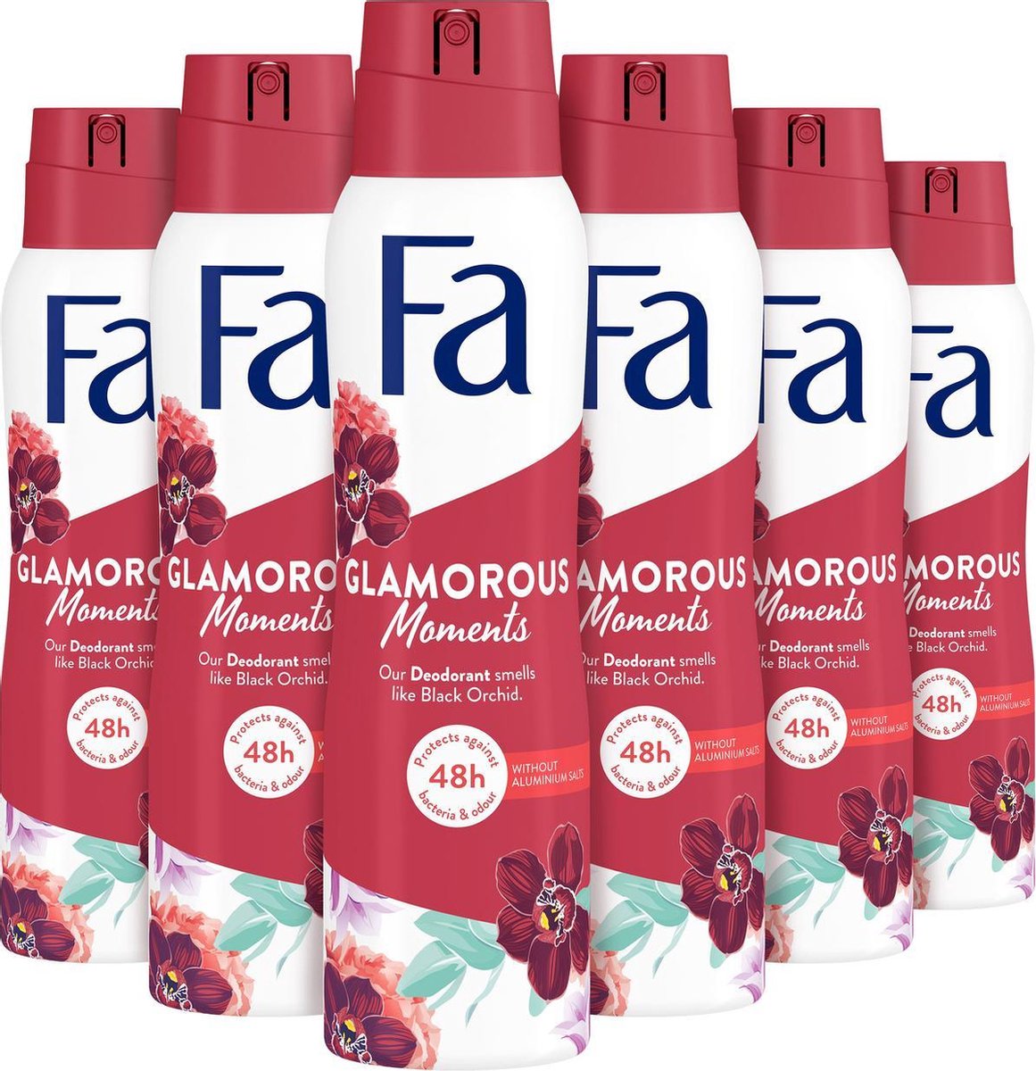 Fa Glamorous Moments - Deodorant Spray - Voordeelverpakking - 6 x 150 ml - Fa