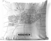Buitenkussens - Tuin - Stadskaart Hoogeveen - 60x60 cm