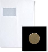 Mozaïek STAAL S-Medallion-Ti-GB Collectie Medallion titaan Gold geborsteld