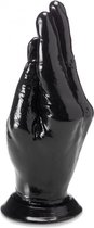XXLTOYS - Naveen - Fist - Inbrenglengte 18 X 6.5 cm - Black - Uniek Design Realistische Dildo – Stevige Dildo – voor Diehards only - Made in Europe