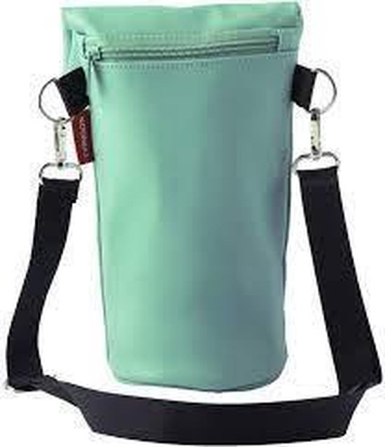Sac isotherme Typhoon Pure pour bouteille en cuir vegan bleu