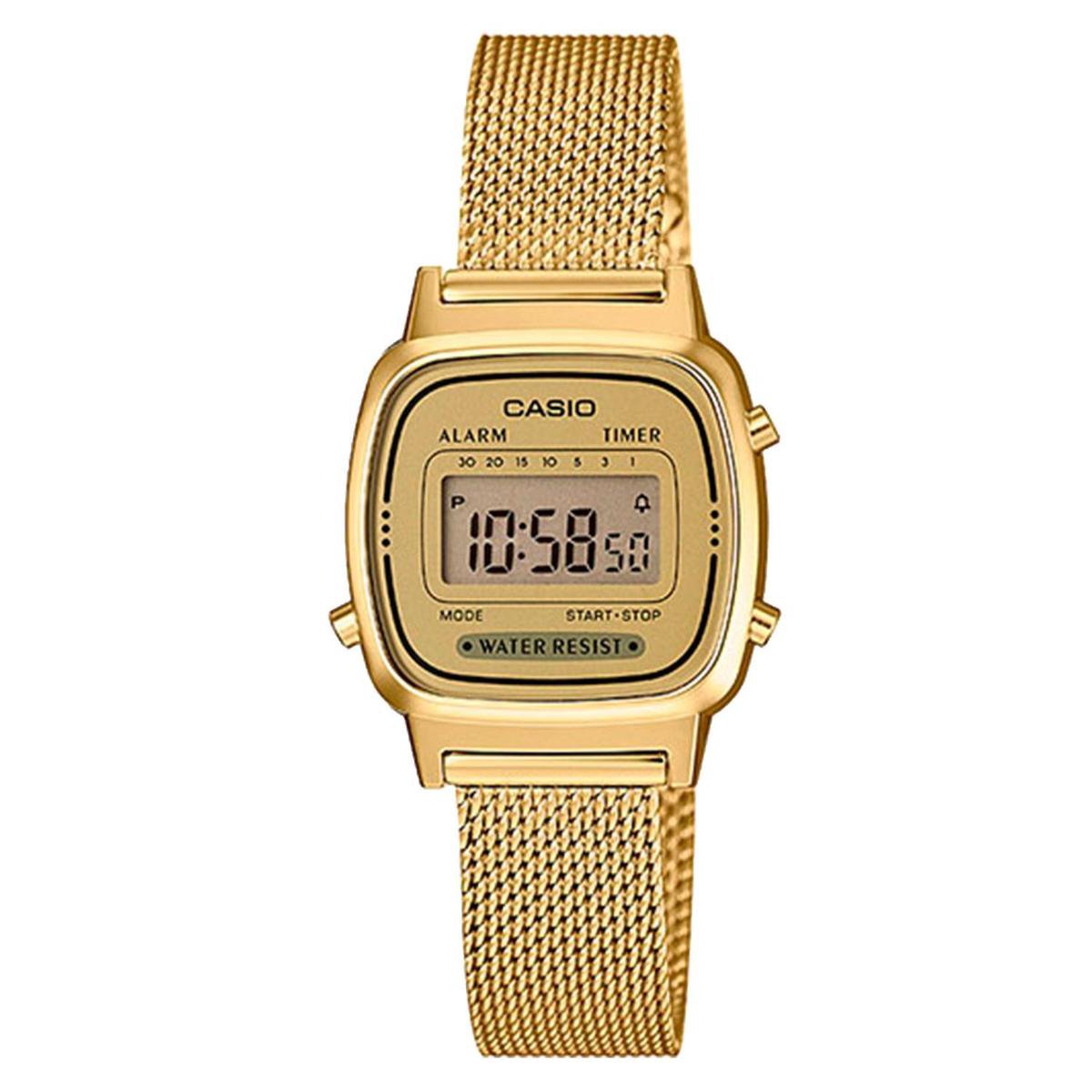 Casio Vintage Mini LA670WEMY-9EF Dameshorloge 24,6 mm - Goudkleurig - Casio