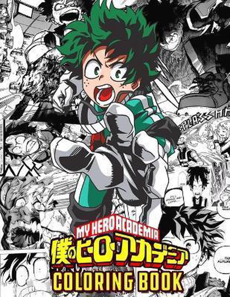 Coloriage Manga My Hero Academia my hero academia coloring book, Hyuji Nakato | 9798682184927 | Livres | bol.com