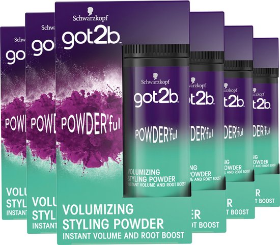 Got2b - Powderful - Volumepoeder - Haarstyling - Voordeelverpakking - 6 x 10 gram