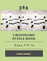 365 Crossword Puzzle Book Easy Fill In Puzzle Books