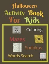 Halloween Activity Book For Kids