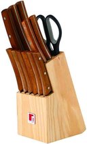 Messenblok / Messenset - Chefmes - Vleesmes - Broodmes - Schilmes - Steakmes - Schaar
