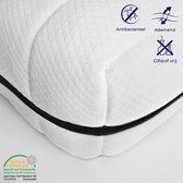 Matras - 160x200 - 7 zones - koudschuim - premium plus tijk - 15 cm - medium & hard