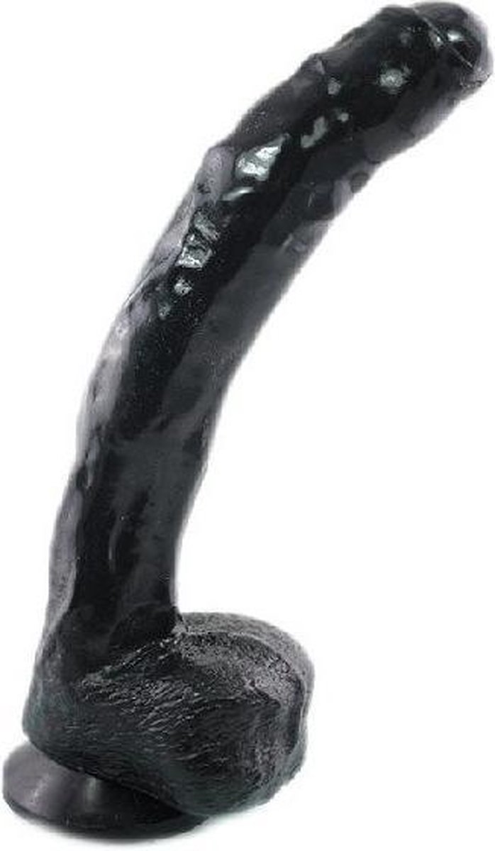 Goedkoopste XXLTOYS - Kirsten - Dildo - Inbrenglengte 26 X 5 cm - Black - Uniek Design Realistische Dildo – Stevige Dildo – voor Diehards only - Made in Europe
