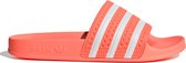 adidas Adilette W Dames Slippers - Semi Flash Orange/Ftwr White/Semi Flash Orange - Maat 40 2/3