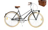 Wheelerz.nl fiets ‘Elite’ 28 inch matzwart | inclusief krat