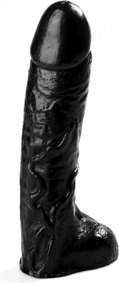 Goedkoopste XXLTOYS - Billy-Joe - Large Dildo - Inbrenglengte 25 X 6 cm - Black - Uniek Design Realistische Dildo – Stevige Dildo – voor Diehards only - Made in Europe
