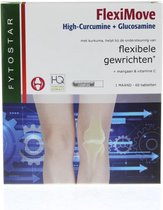 Fytostar FlexiMove High-Curcumine + Glucosamine – Flexibele gewrichten – Voedingssupplement – 60 tabletten