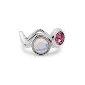 Melano Vivid Vibe On ring set - dames - zilverkleurig - maat 58