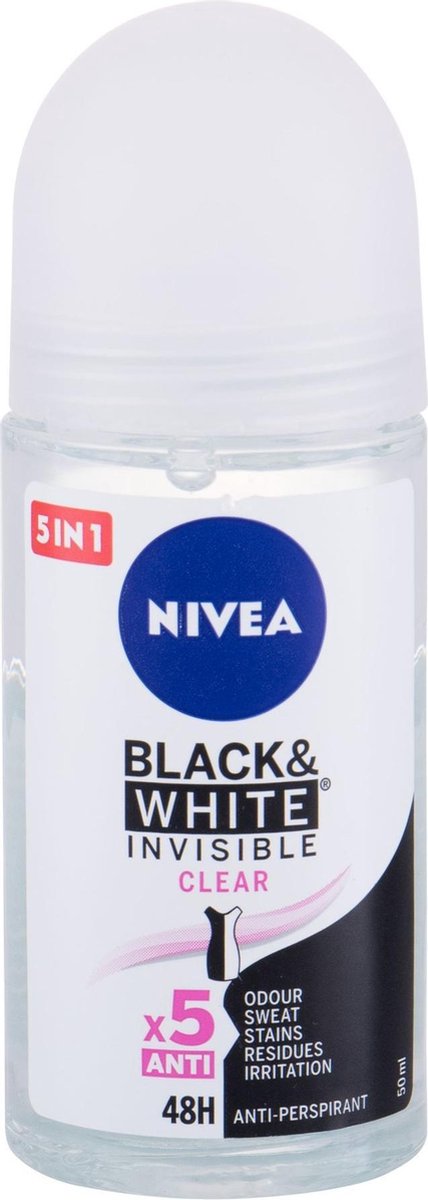 Goedkoopste Nivea Deoroller Invisible Black&White - Original 50 ml