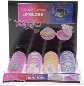 Lipgloss in vorm van een taartje 4 ass kleur