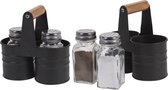 Relaxwonen - Peper en zout strooier - Peper en zout stel - inclusief houder