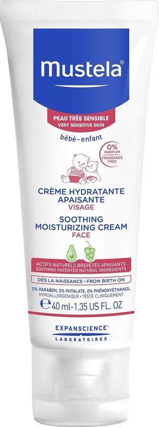 Mustela Bébé Crème Hydratante Apaisante - Crème Hydratante Apaisante.