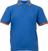 Sundek Sundek Mini Brice Poloshirt - Jongens - blauw - rood - oranje - geel