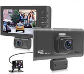 TechU™ Dashcam 4K M10 Pro Dual Camera – 1080p Full HD – 4 inch Scherm – Nachtvisie – Picture in Picture – Loop Recording – Bewegingssensor – G-sensor – Autocamera Voor én Achter - voor auto, gebruikt tweedehands  Nederland